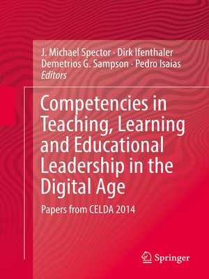 cover image of Competencies in Teaching, Learning and Educational Leadership in the Digital Age